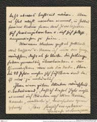 Nachlass Franz Steindachner, Brief von Prinzessin Therese von Bayern an Franz Steindachner (10.10.1911), Inv.Nr. 537.05, Seite 4